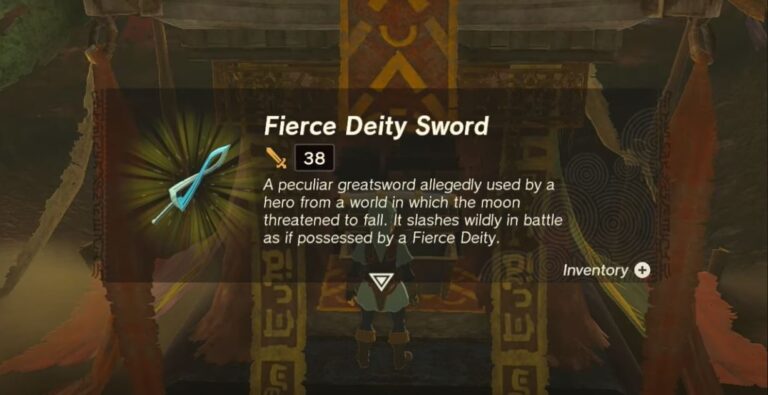 Does the Fierce Deity Sword Break